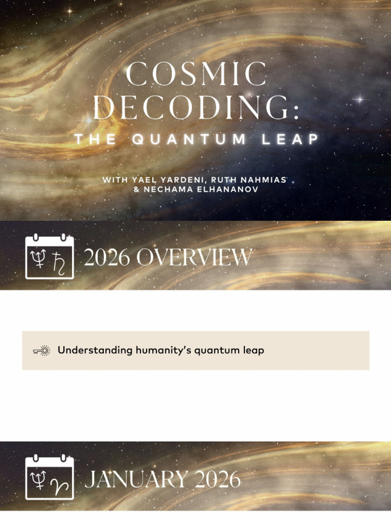 Cosmic Decoding 2026 - The Quantum Leap | PDF