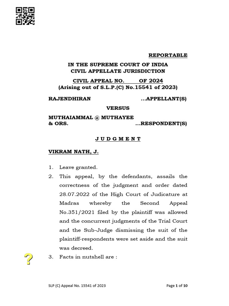 Supreme Court Ruling on Property Dispute | PDF | Lawsuit | Appeal