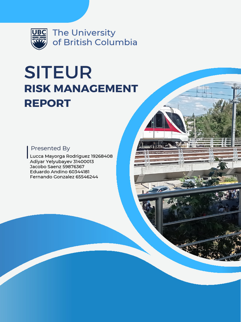 UBC Risk Management Report 2023 | PDF