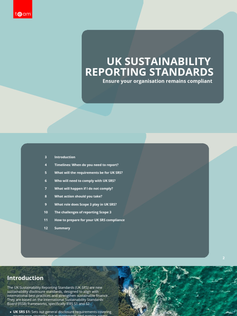 UK Sustainability Reporting Standards Guide | PDF | Climate Change ...