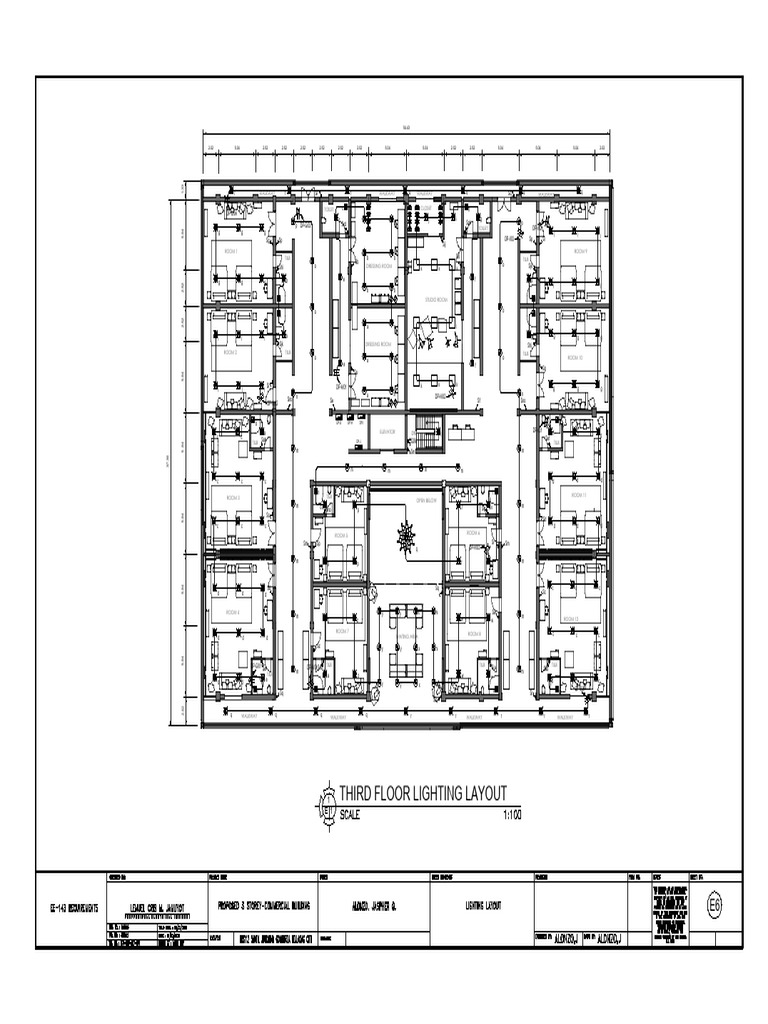 Third Floor Lighting and Room Layout | PDF