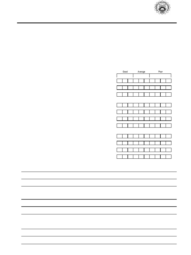 Training Evaluation Form - PM 1, 2 & 3 | PDF