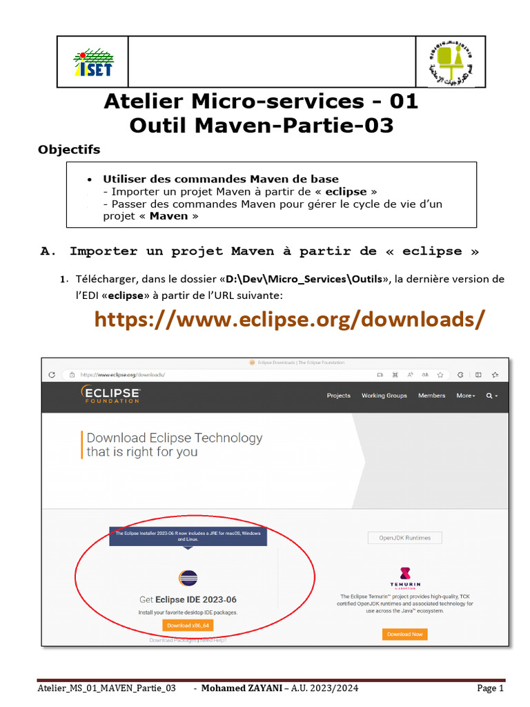 Atelier Maven : Importer et Tester Projet | PDF | Programmation ...