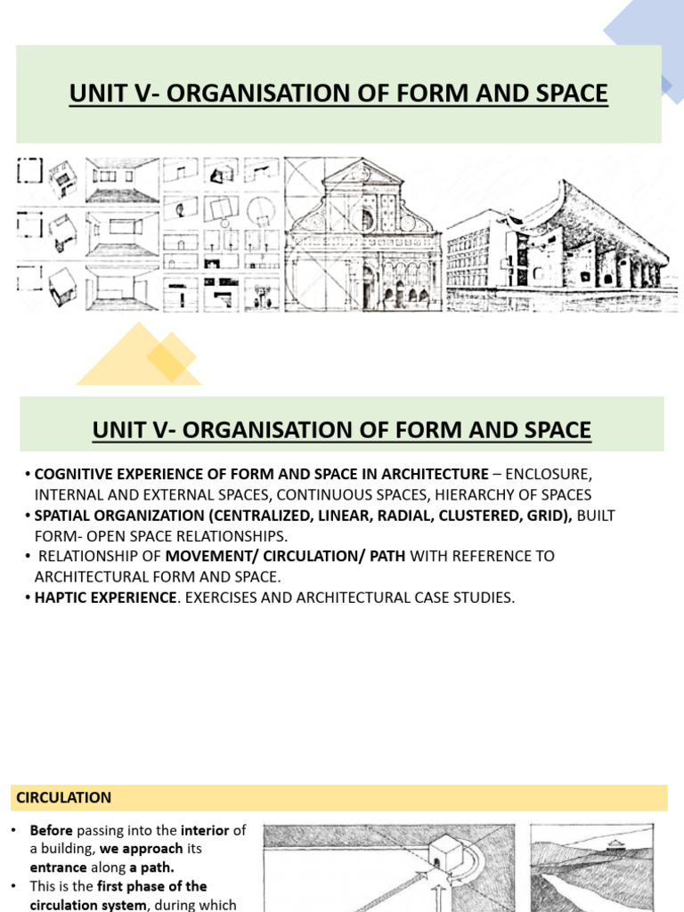 Organizing Architectural Space and Circulation | PDF | Stairs