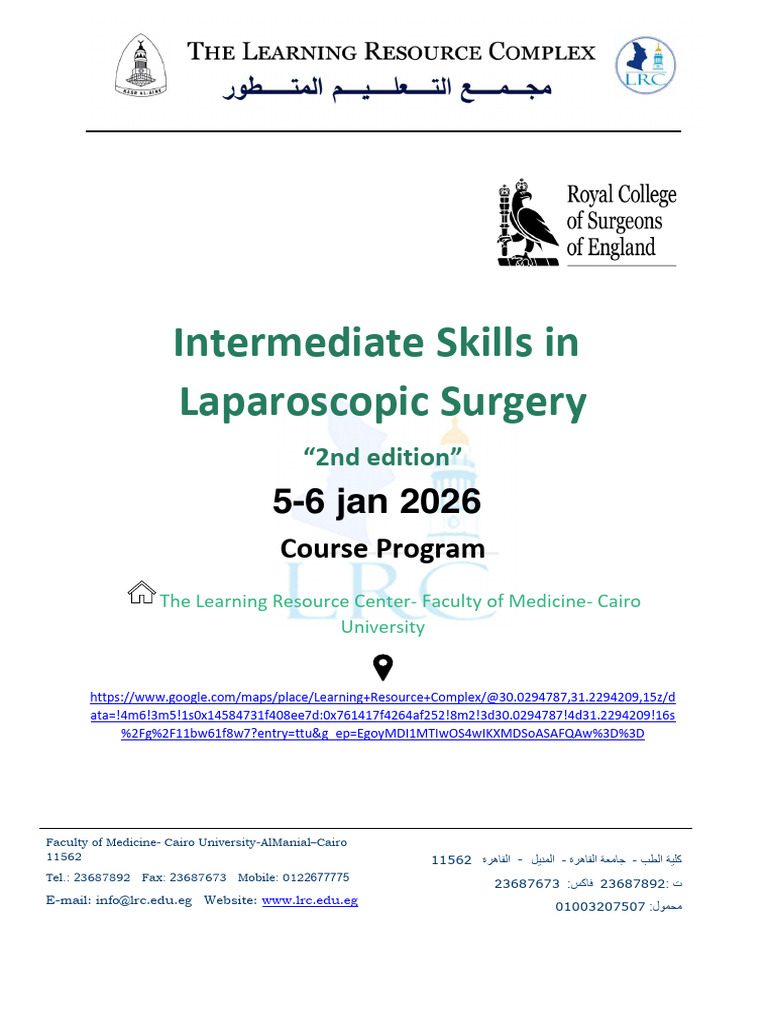Intermediate Skills in Laparoscopic Surgery (1) | PDF | Medical ...