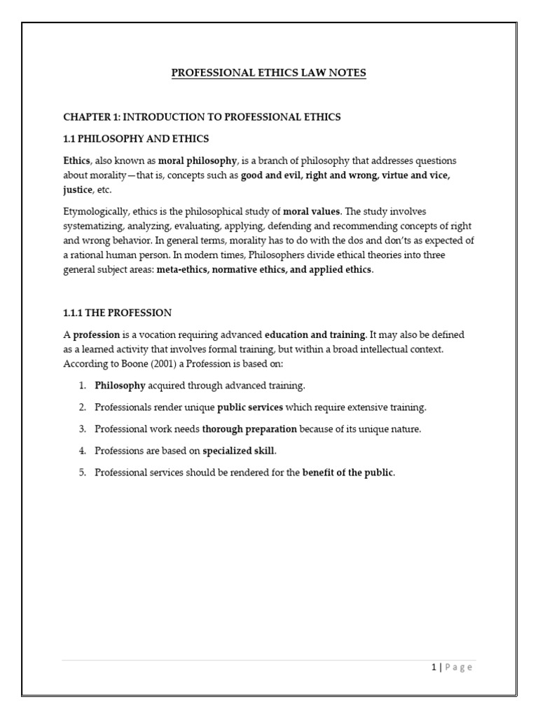 Professional Ethics in Law Explained | PDF | Advocate | Lawyer