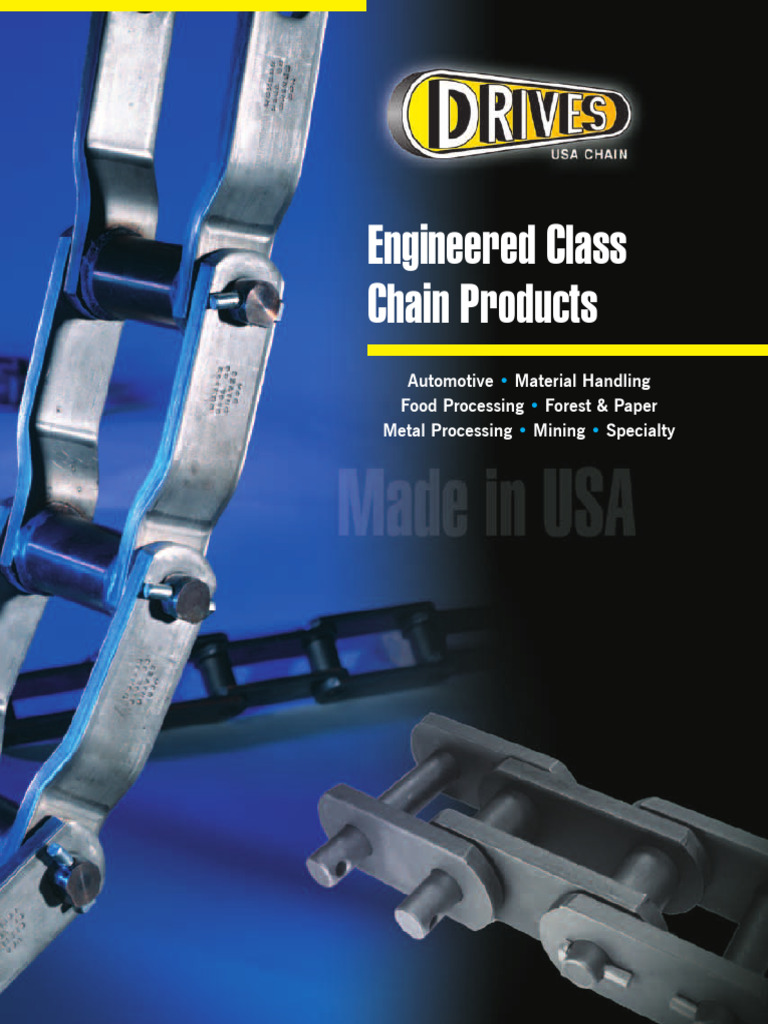 Engineered Class Chain Products Guide | PDF | Stainless Steel ...