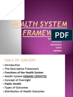 Health System Framework Groip Work