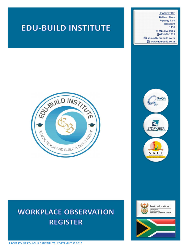 ECD Student Teacher Guidelines | PDF | Learning | Teachers
