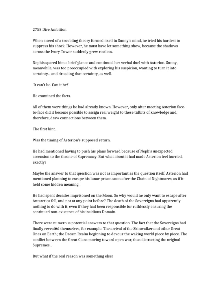 Asterion's Dark Return Explained | PDF | Religious Belief And Doctrine