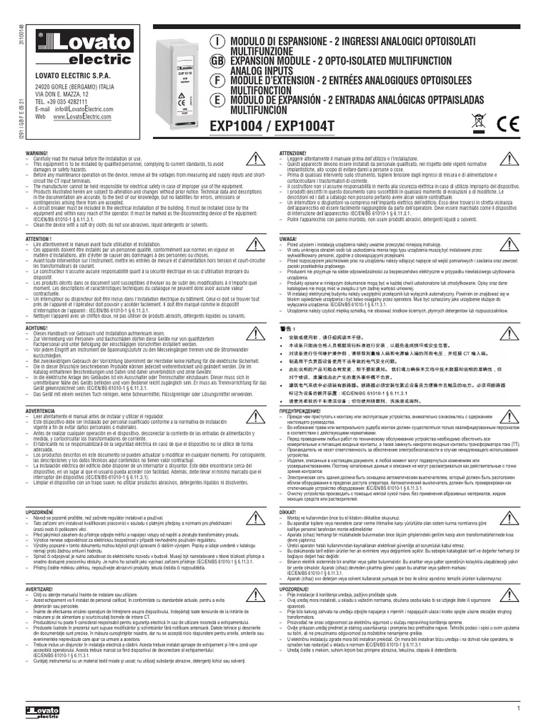 EXP1004 Expansion Module | PDF