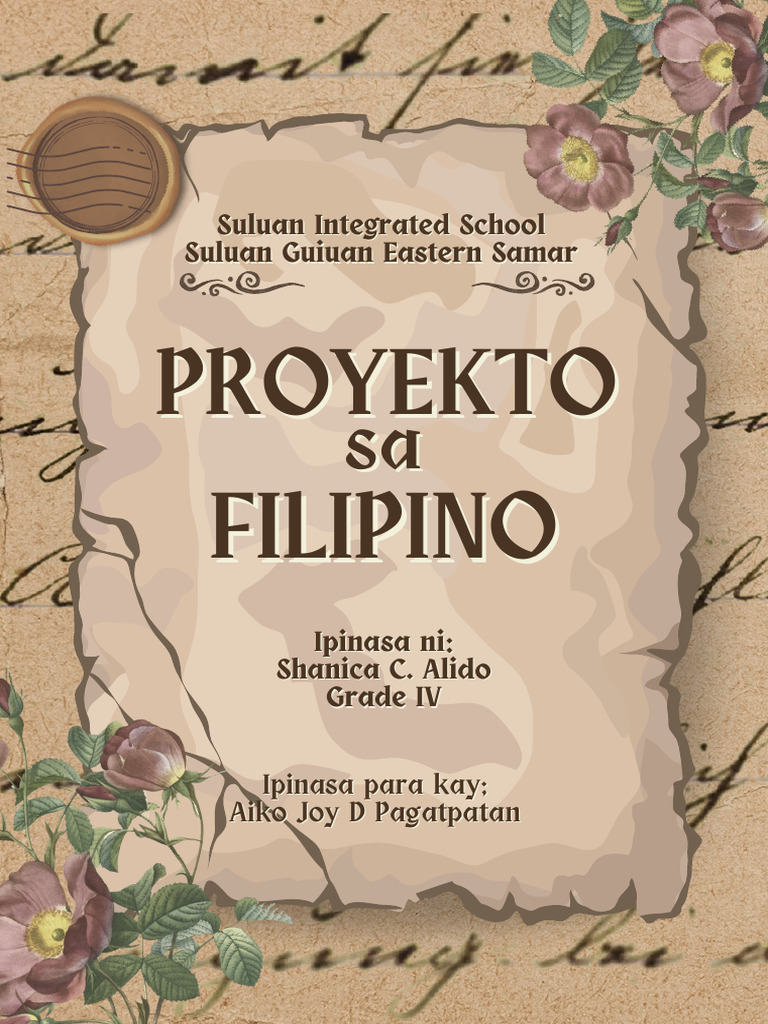 Filipino Project | PDF