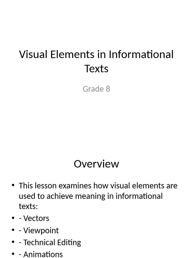 Visual_Elements_Presentation | PDF