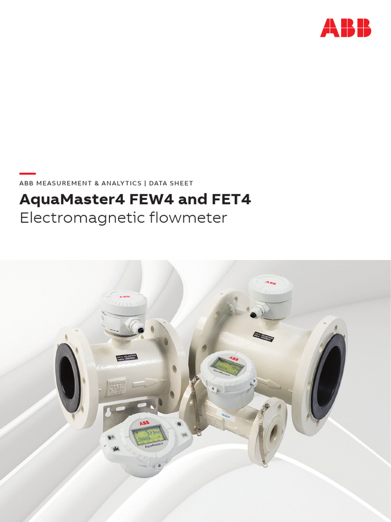 Aquamaster4 Flowmeter Brochure | PDF | Flow Measurement | Calibration