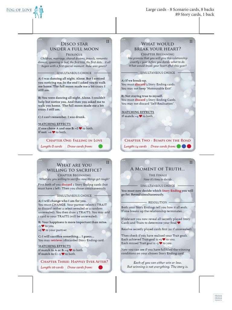 Large Cards (All+Backs) - Print on A4 | PDF | Gift