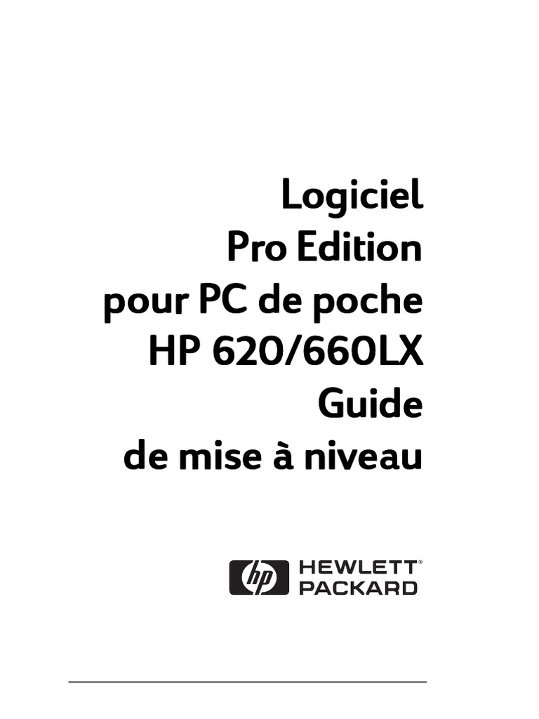 Guide de mise à niveau H/PC Pro 600LX | PDF | Macro-définition ...