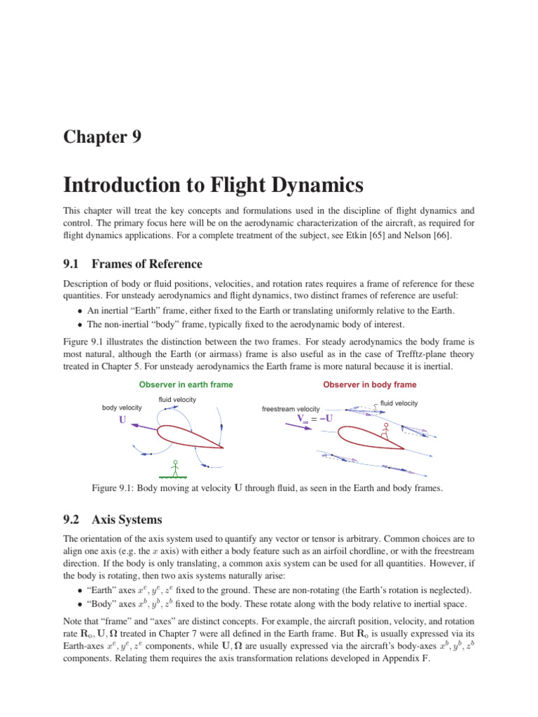 Introduction To Flight Dynamics | PDF | Rotation | Eigenvalues And ...