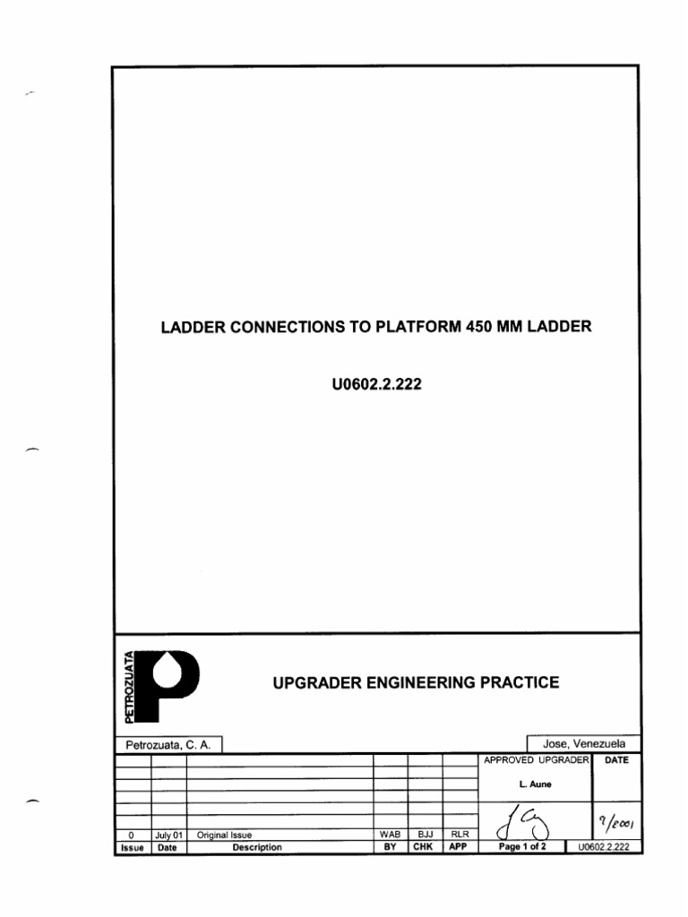 Ladder Connections Engineering Guide | PDF