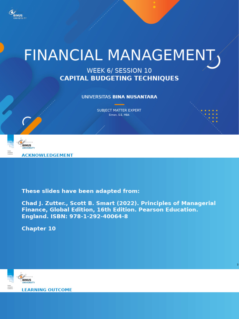 20250806102135_PPT-W6 R1 | PDF | Internal Rate Of Return | Net Present ...