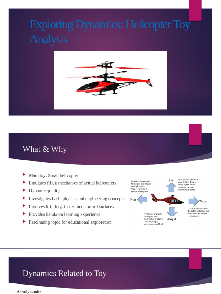 Helicopter Toy Dynamics Explained | PDF | Helicopter | Helicopter Rotor