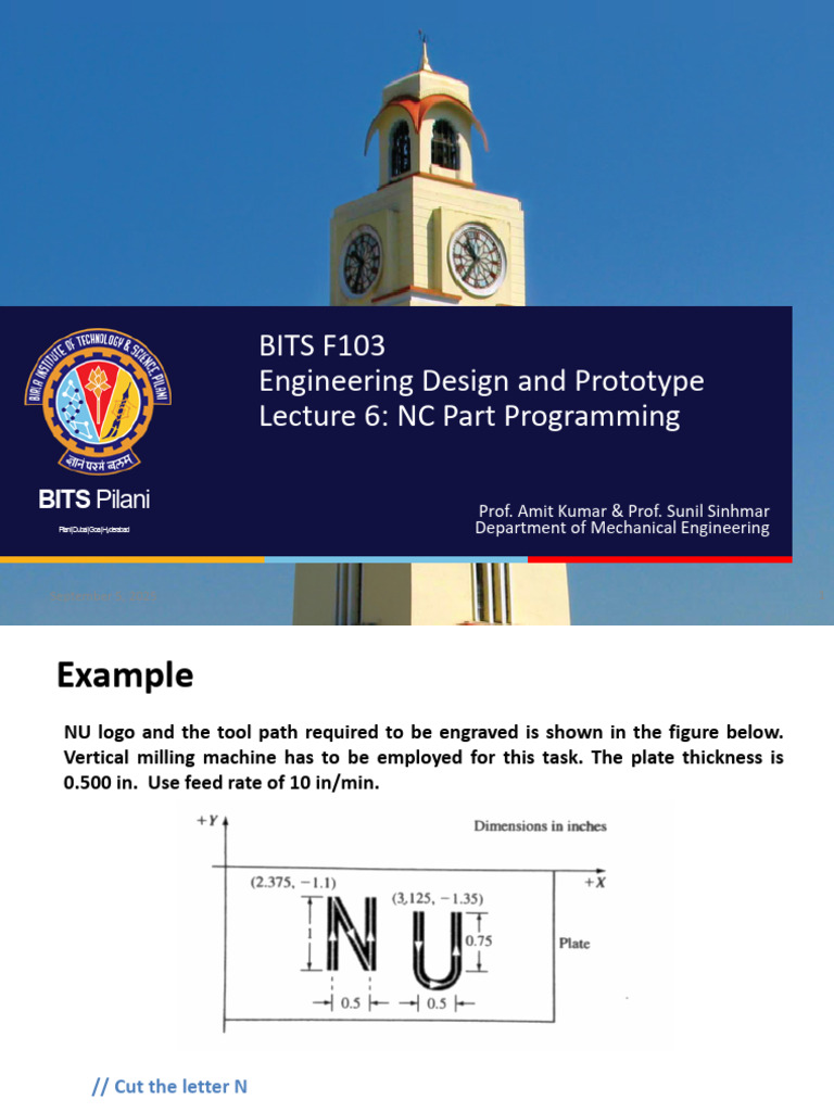 NC Part Programming Techniques | PDF | Mechanical Engineering ...