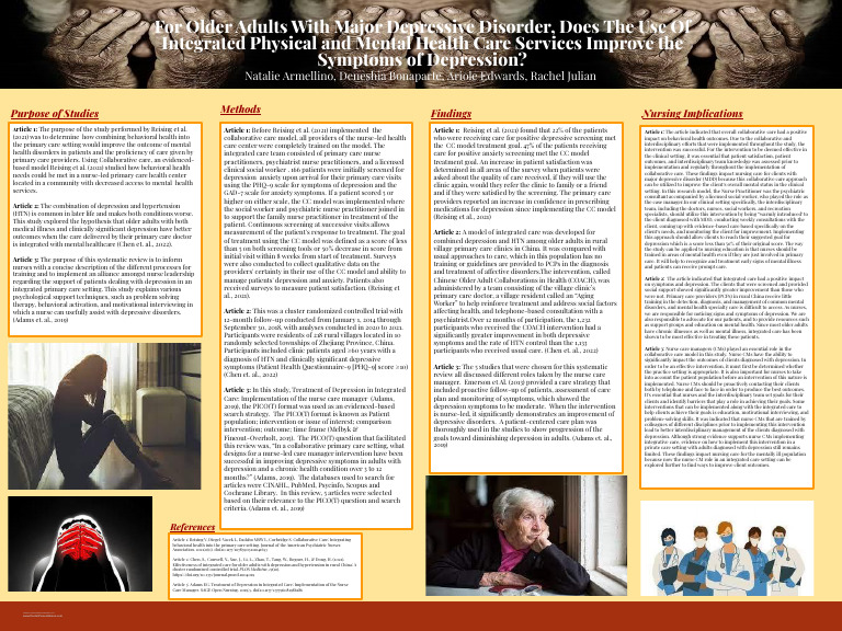 Integrated Care for Depression in Seniors | PDF | Major Depressive ...