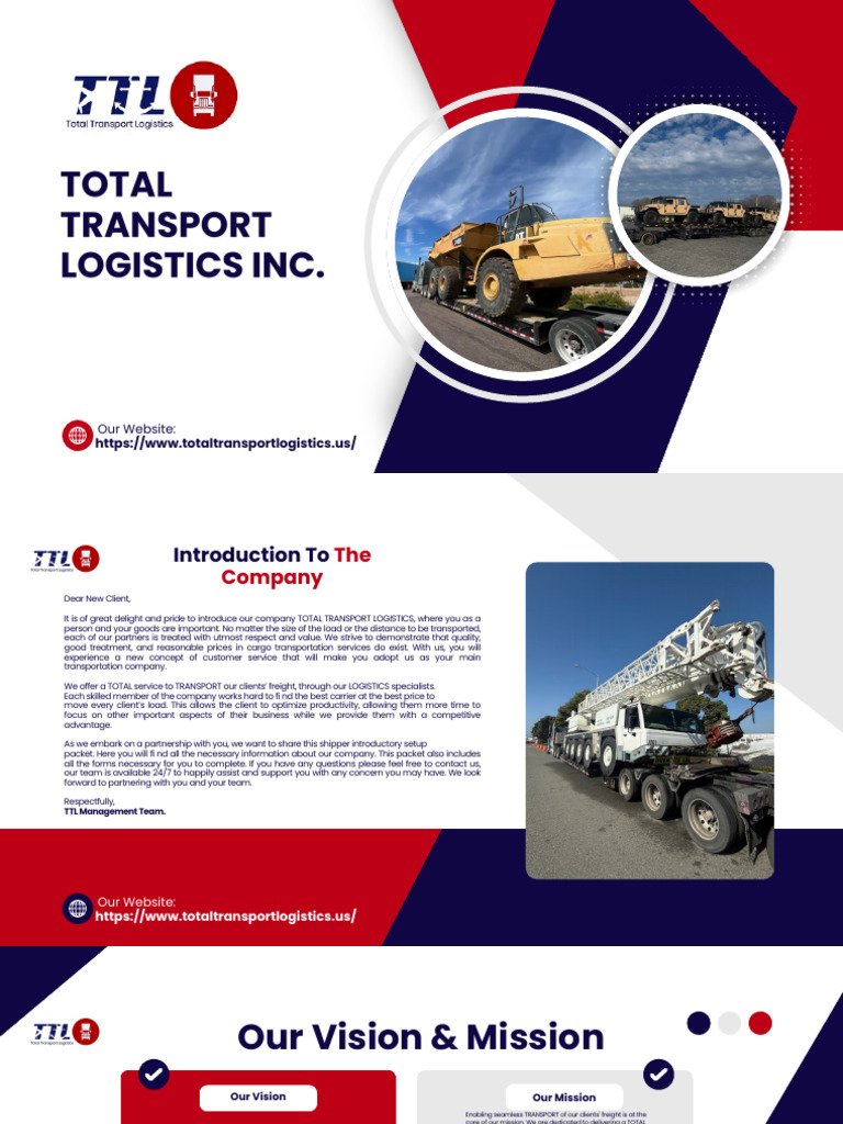 Total Transport Logistics Overview | PDF | Cargo | Logistics