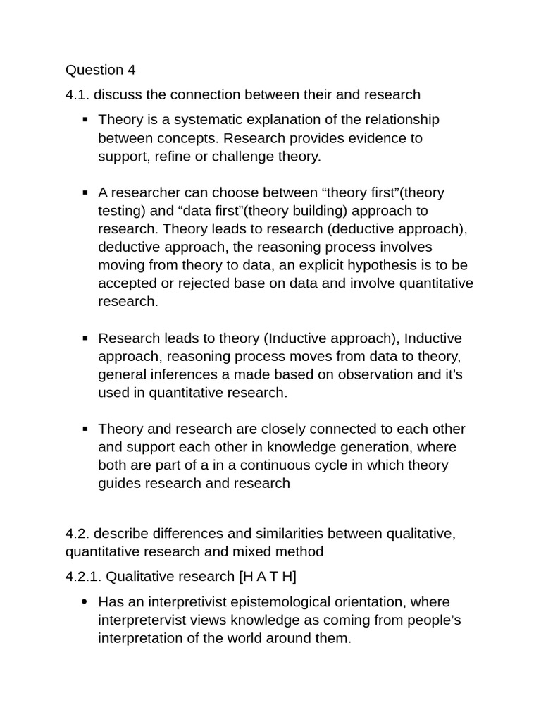Theory and Research in Methodology | PDF | Theory | Methodology