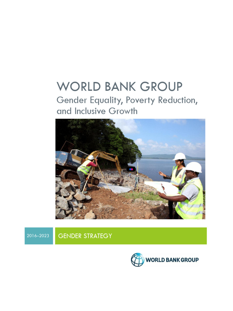World Bank Gender Strategy 2016-2023 | PDF | Poverty Reduction | Poverty