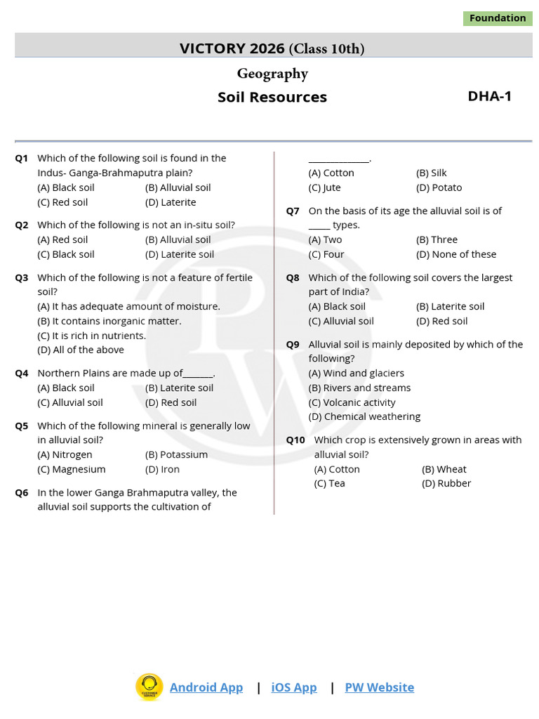 Soil Types and Features in India | PDF | Soil | Earth Sciences