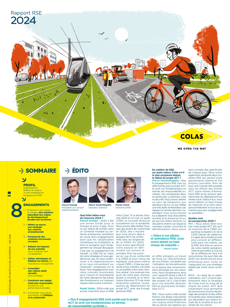 Rapport RSE 2024 : Engagements et Bilan | PDF | Responsabilité ...