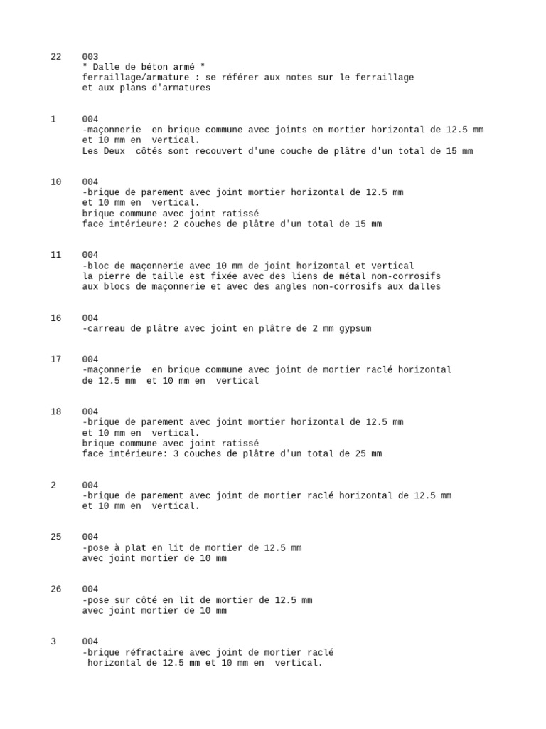 Techniques de maçonnerie et finitions | PDF | Mortier (matériau ...