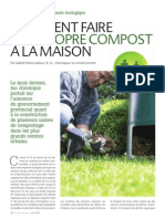 Comment faire son propre compost à la maison