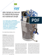 Récupérer piles, lampes au mercure et matériel électronique est maintenant simple