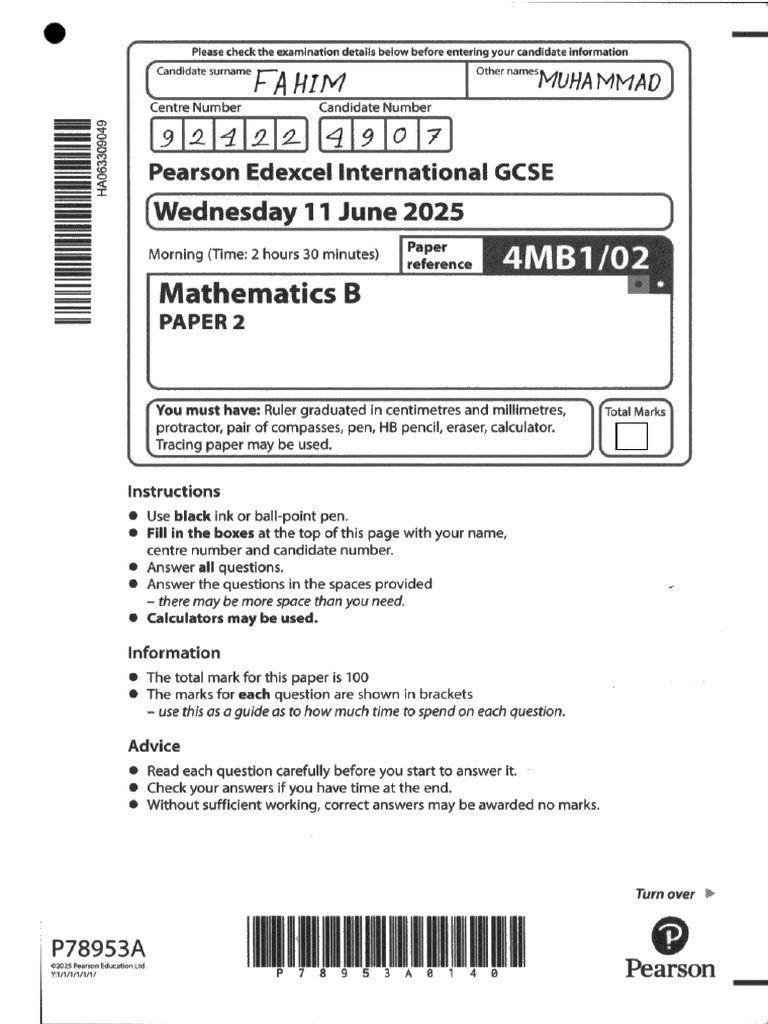 Fahim 4MB2 | PDF
