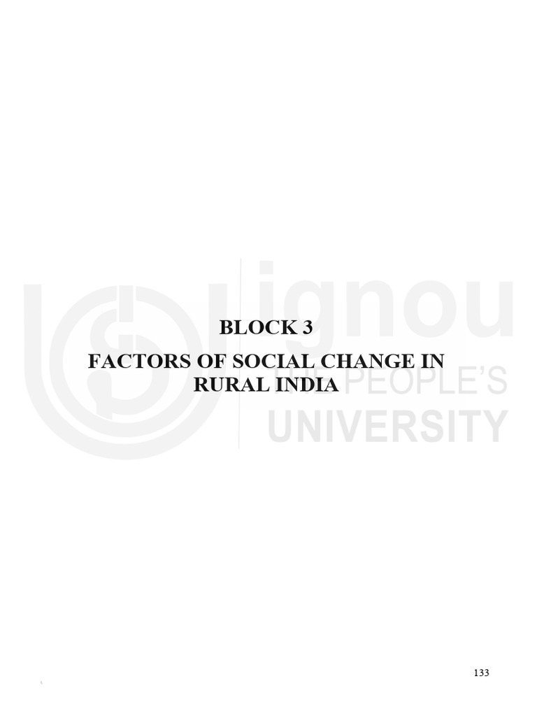 Social Change and Aspirations in Rural India | PDF | Social Mobility ...
