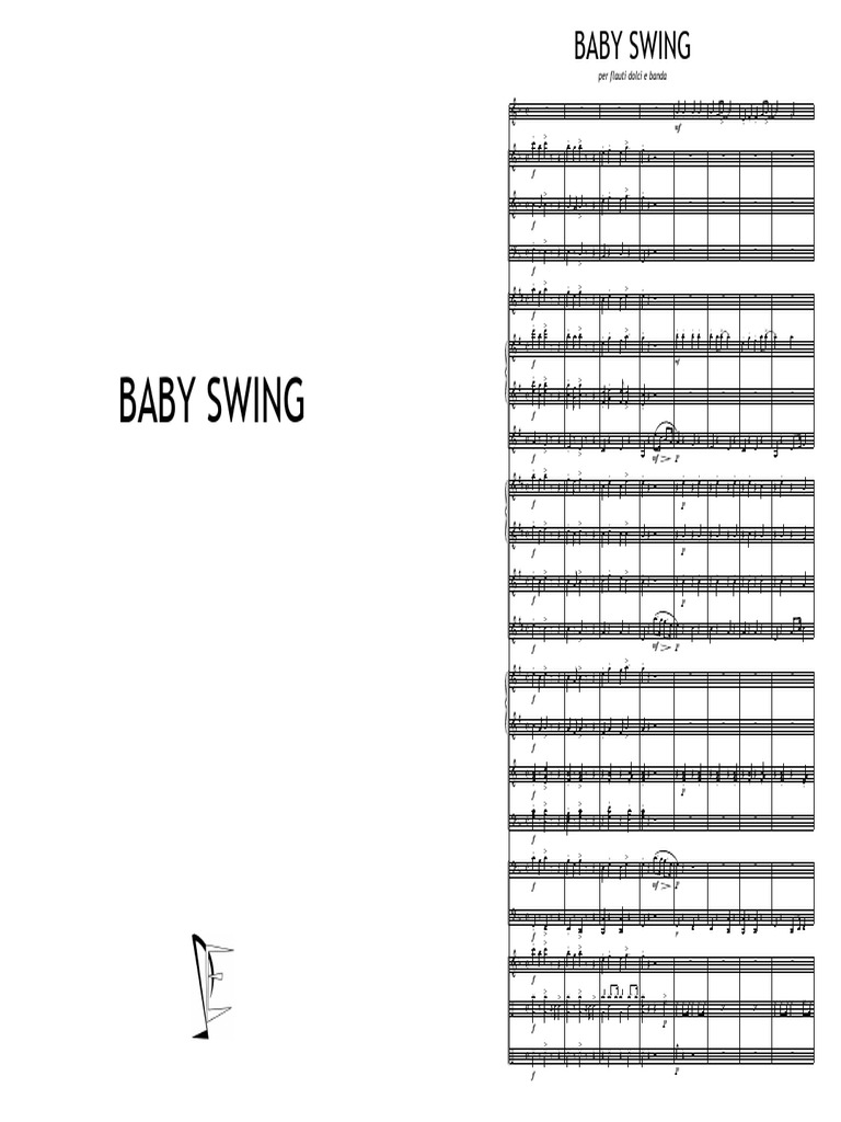 Partition Baby Swing pour flûte et orchestre | PDF | Cuivres (musique)