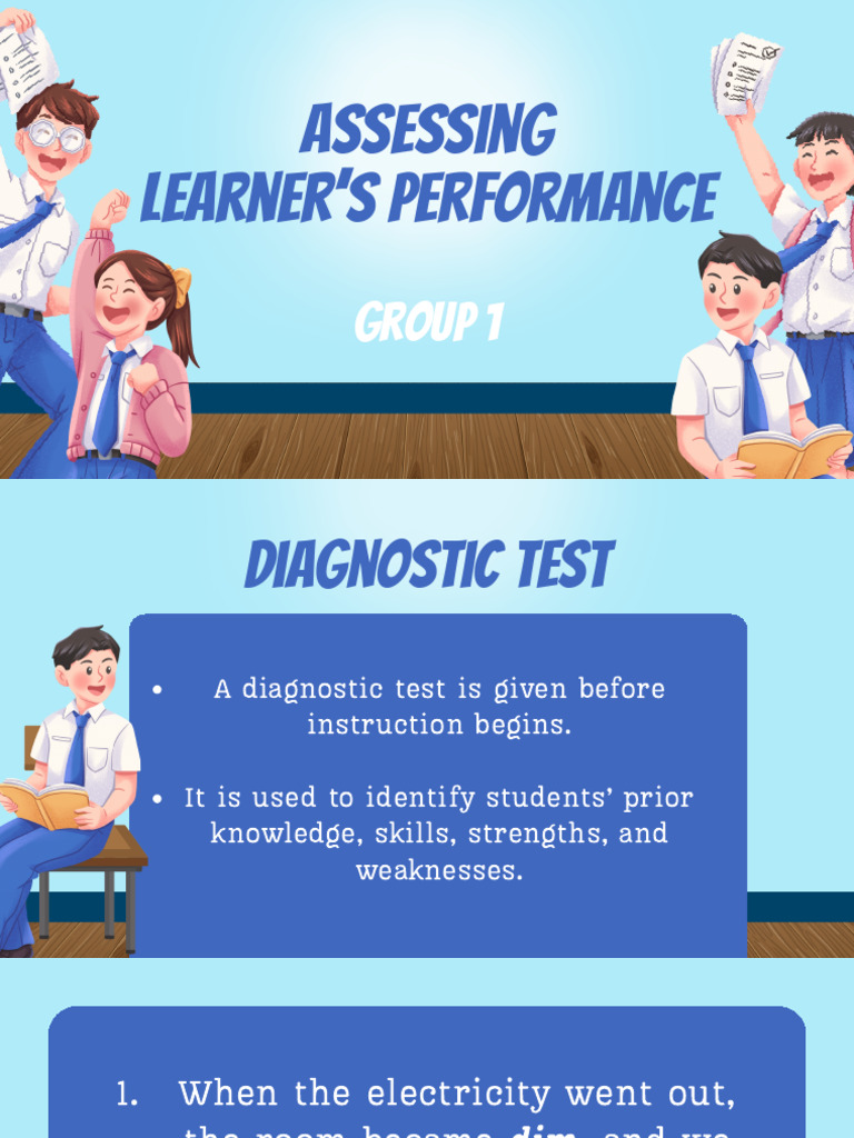 Types of Learner Assessments Explained | PDF | Educational Assessment ...