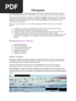 Understanding Cheque Leaf Components | PDF | Cheque | Payments