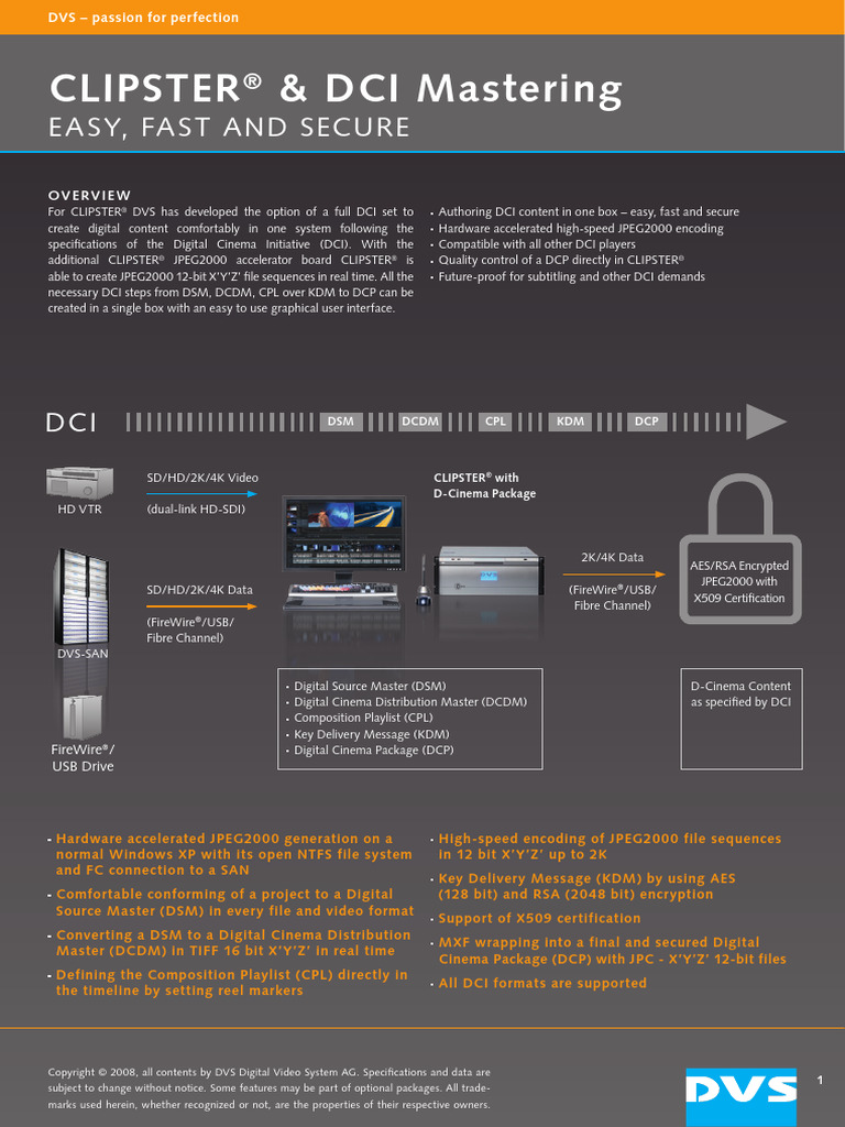 dcp mastering and dci mastering | PDF | Digital Technology ...