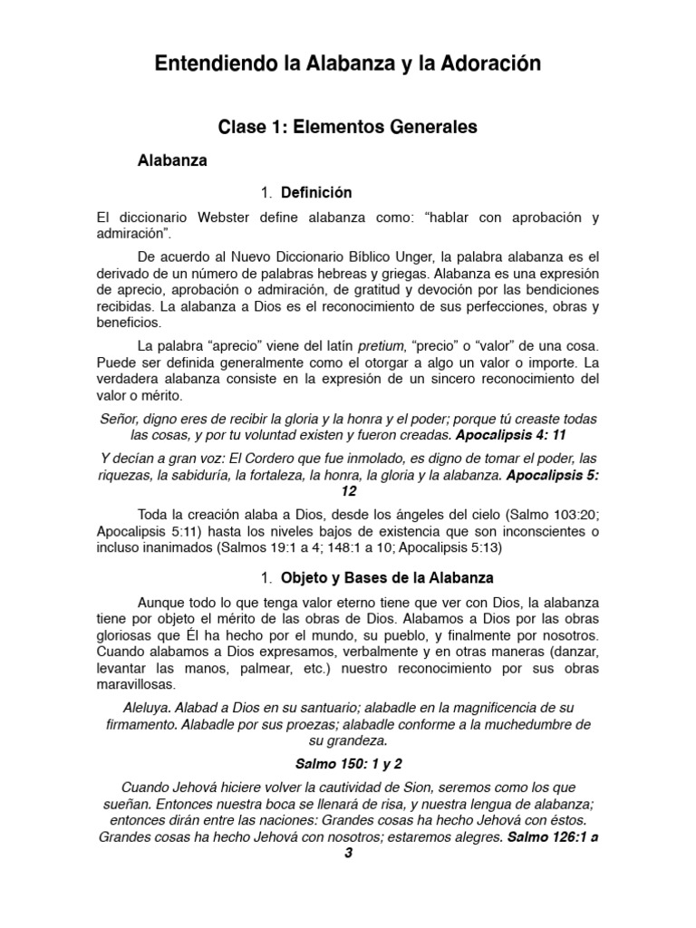 Elementos de Alabanza y Adoración | PDF | Arca de la Alianza