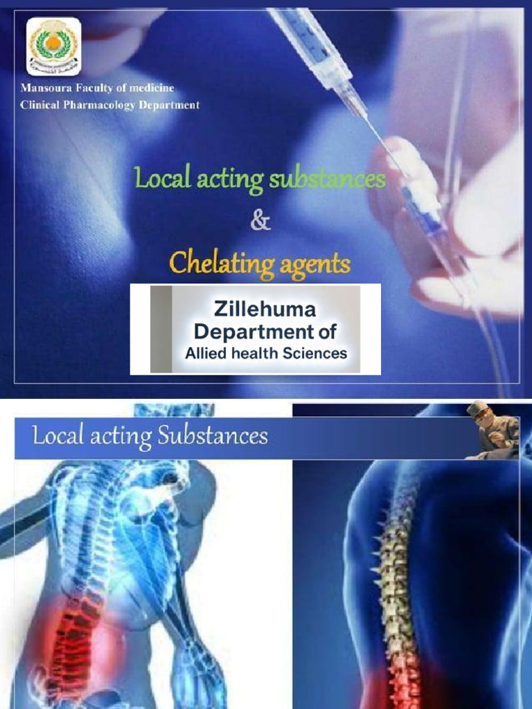 Local Acting Drugs | PDF