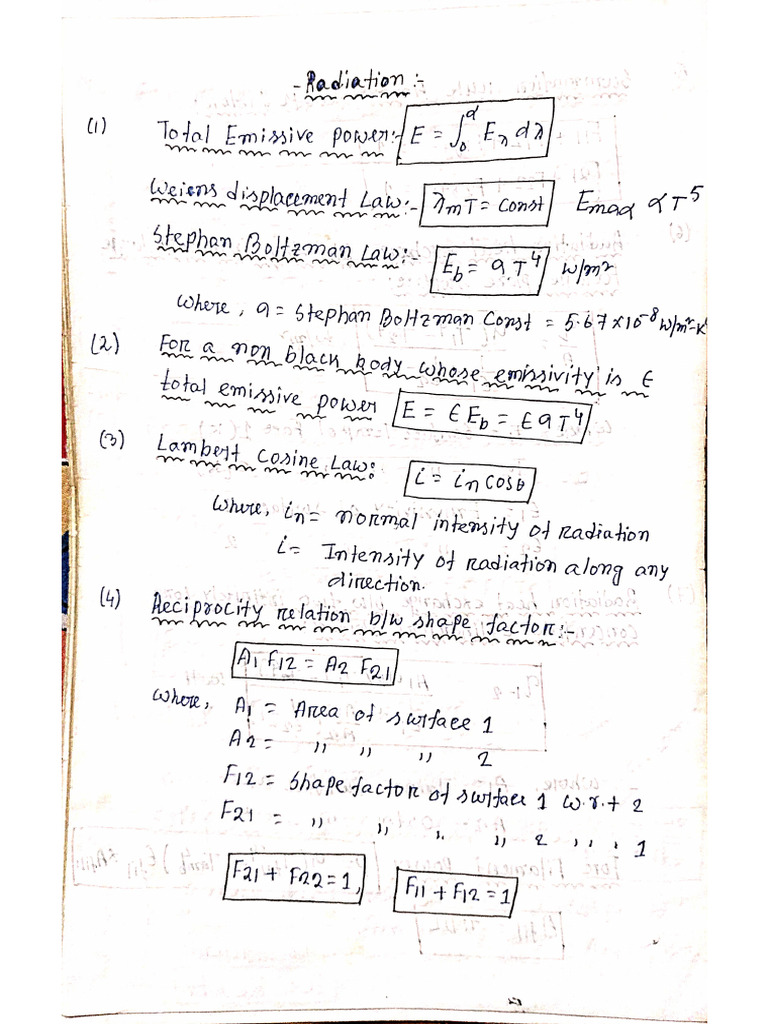 Me HMT All Formulae | PDF