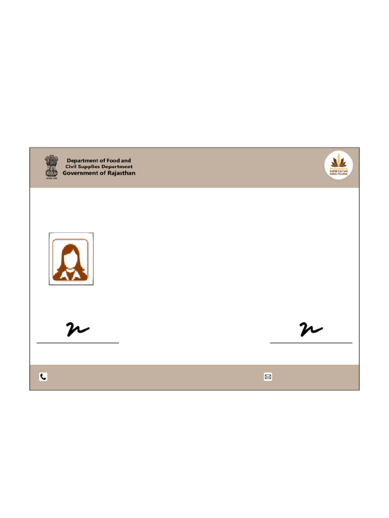 Ration Card Details for Chandrashekhar Khandelaval | PDF