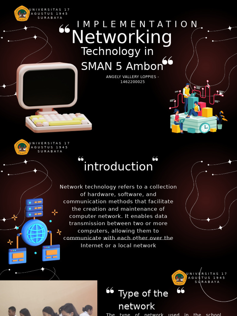 Networking Technology at SMAN 5 Ambon | PDF | Computer Network | Client ...