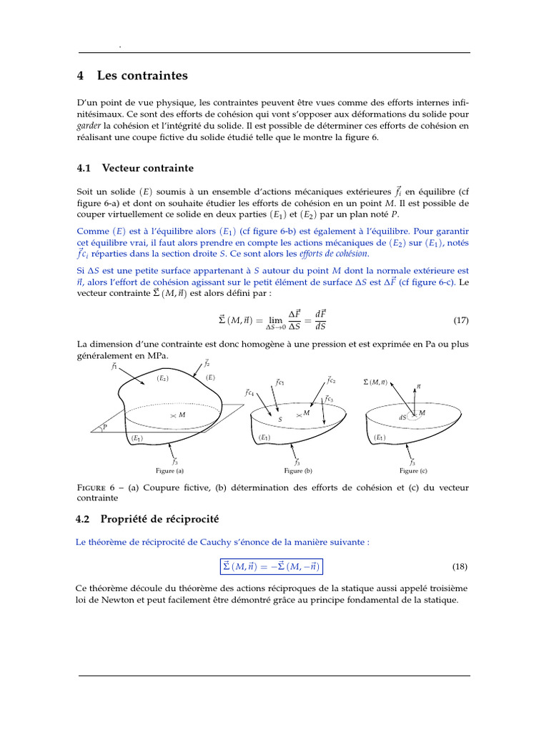 Comprendre les contraintes en mécanique | PDF | Résistance des ...