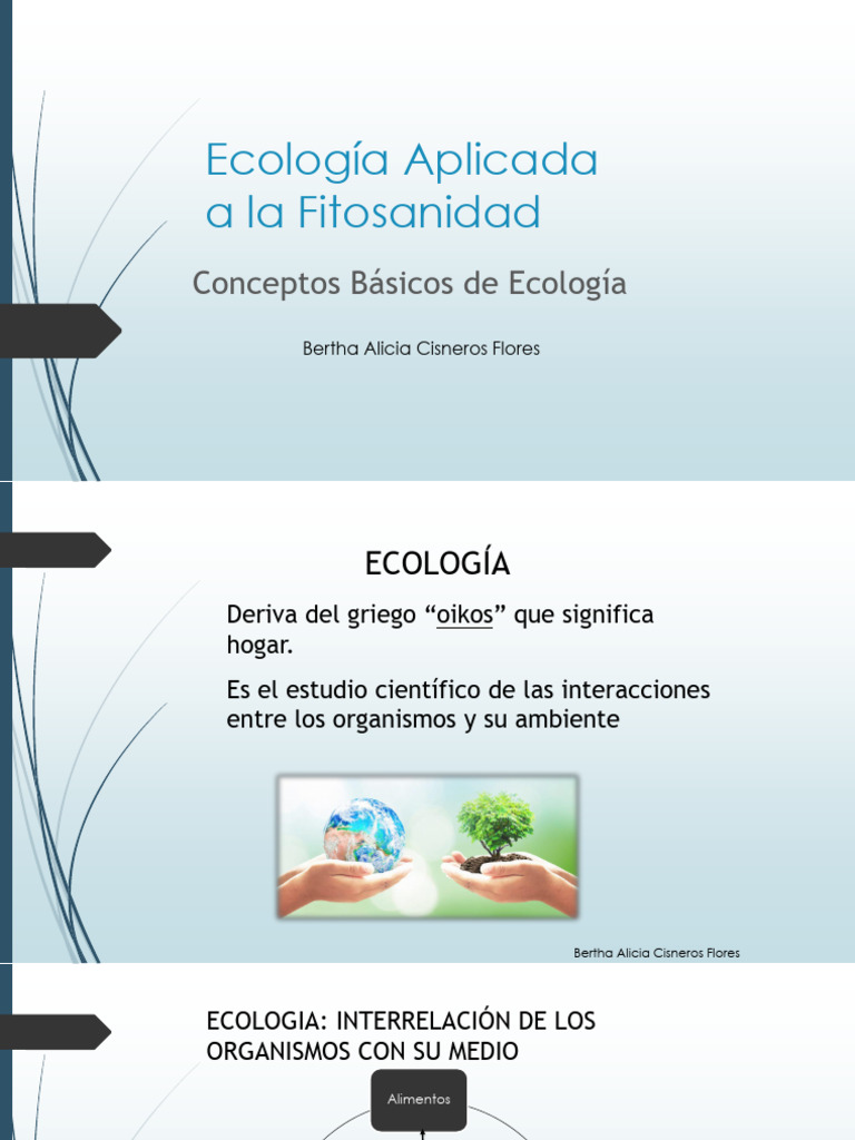 Ecología Aplicada: Fundamentos y Ecosistemas | PDF | Ecología | Ecosistema