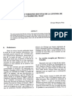 Apuntes Sobre Tres Versiones Bocotas de La Leyenda de La Madre Del Maiz