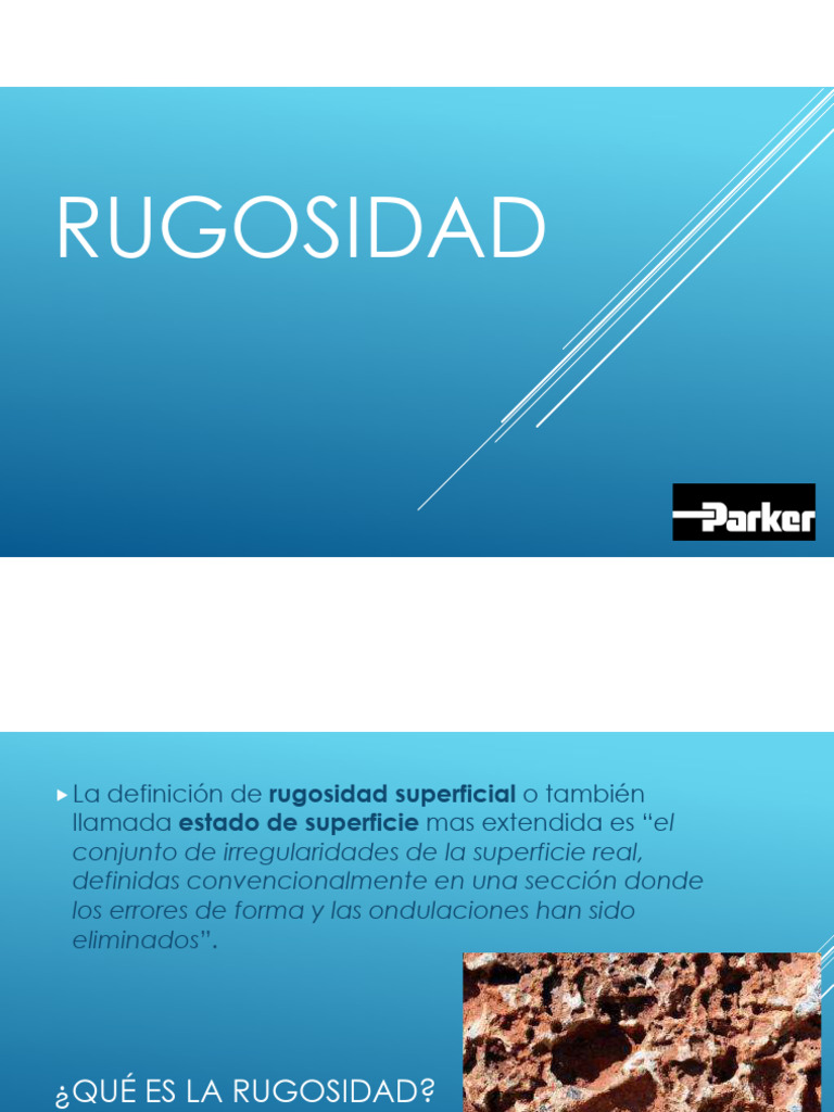 Importancia y Medición de Rugosidad | PDF | Rugosidad de la superficie ...