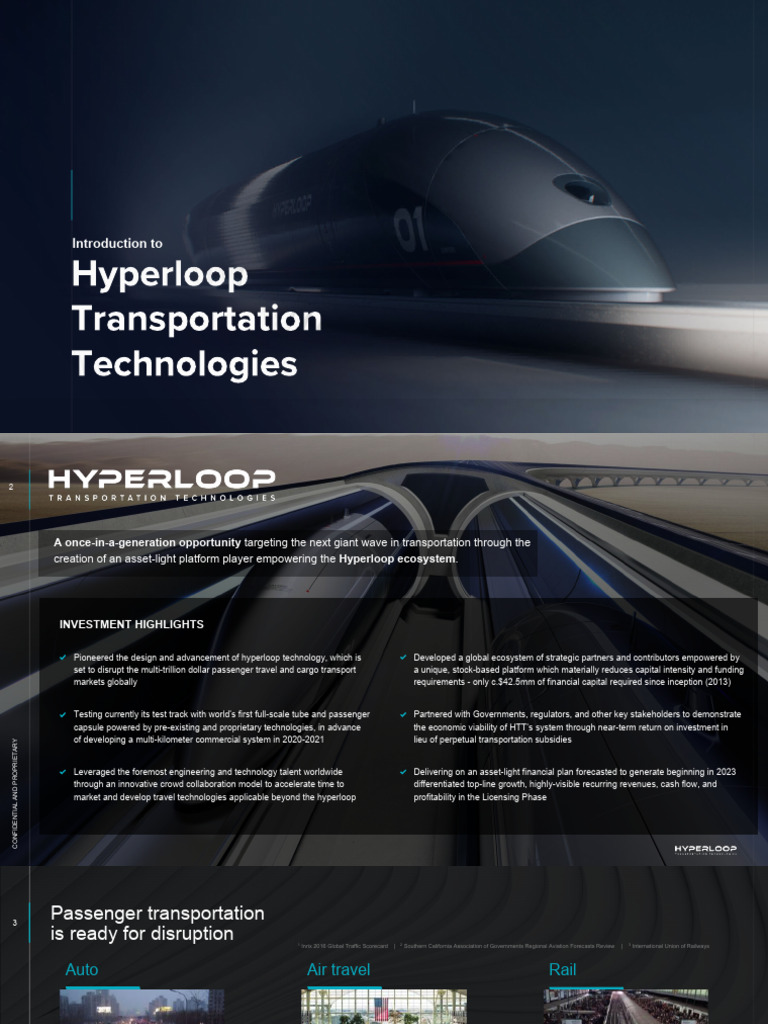 Hyperloop Technology Overview and Milestones | PDF | Hyperloop | Transport